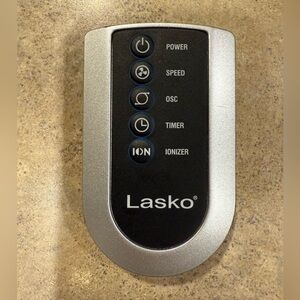 Lasko OEM 5 Button Replacement Remote Control for Ionizer Oscillating Tower Fan